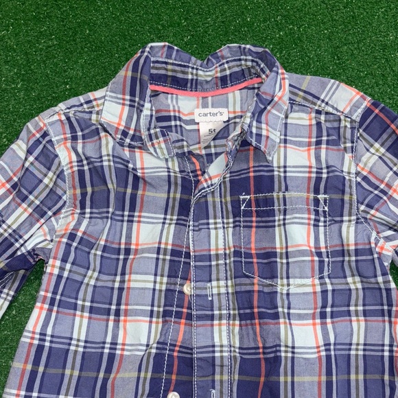 Carter's Multicolor Plaid Button-Down Shirt - Picture 3 of 7